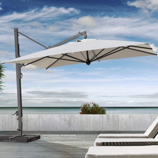 white holiday villa